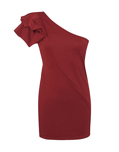 Full Figure Fashions  on Rare One Shoulder Dress From Rare Is This Women S Figure Hugging